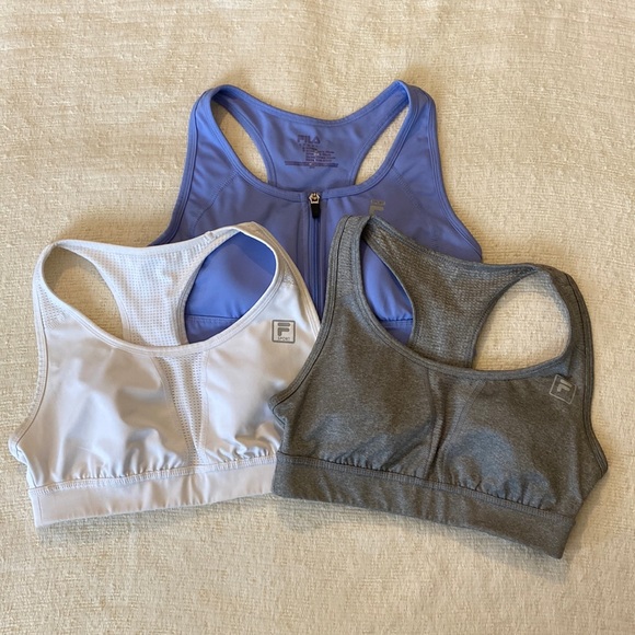 Fila Intimates & Sleepwear 3 Fila Sports Bras Poshmark